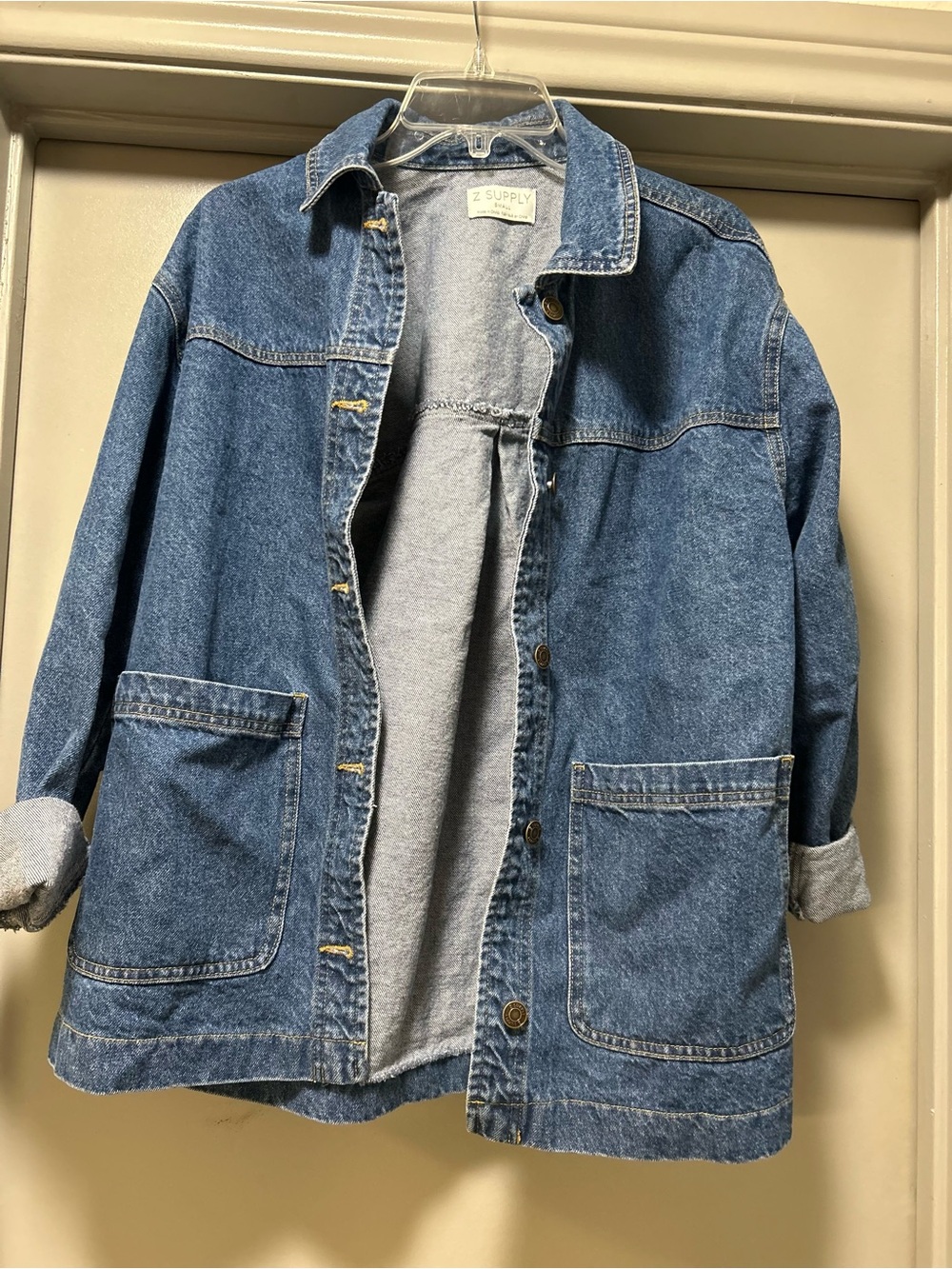 Z Supply Light Blue Denim Jacket